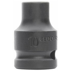 GEDORE red® - R63001006 Kraftschraubereinsatz 1/2" 6-kant 10 mm Länge 38 mm