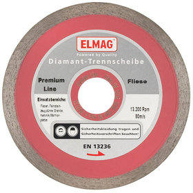ELMAG - Diamantscheibe PREMIUM LINE - FLIESE ø125 x 22,2mm