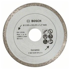 Bosch - Diamanttrennscheibe für Fliesen, ø110mm (2607019471)