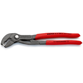 KNIPEX® - Federbandschellenzange grau atramentiert, mit rutschhemmendem Kunststoff überzogen 250 mm 8551250A