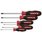 GEDORE red® - Schraubendreher-Set 6-teilig,-Satz TX, 2K-Griff, Stahl, R38402006