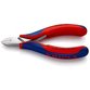 KNIPEX® - Elektronik-Seitenschneider mit Mehrkomponenten-Hüllen 115 mm 7712115SB