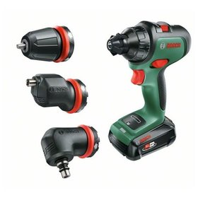 Bosch - Akku-Bohrschrauber AdvancedDrill 18, 1 x Akku 18V 2.5Ah, Winkel-/Exzenteraufsatz (06039B5007)