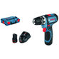 Bosch - Akku-Bohrschrauber GSR 12V-15 FC, 2x2,0Ah, 1 Aufsatz, L-BOXX (06019F6001)