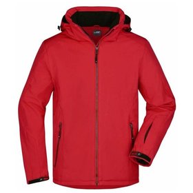 James & Nicholson - Herren Wintersport Jacke JN1054, rot, Größe L