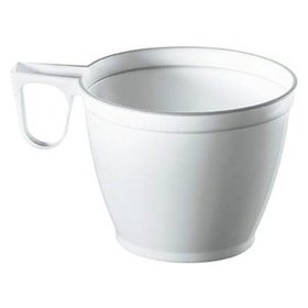 Einweg-Kaffeetasse, 180ccm, weiß, Pck=60St, Polystyrol