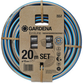 GARDENA - EcoLine Schlauch 13 mm (1/2"), 20 m mit Systemteilen