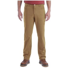 carhartt® - Hose Relaxed Fit, Stretchleinen 5 POCKET RIGBY PANT, hickory, Größe W42/L32