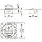 Telegärtner - Modul-Aufnahme AMJ-S 1-fach und 2-fach UP/0 flex, Cat.6A