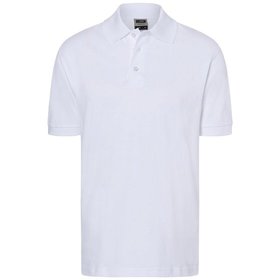 James & Nicholson - Poloshirt Classic JN070, weiß, Größe 3XL