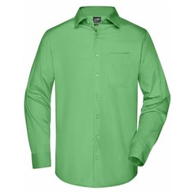 James & Nicholson - Herren Langarm Business Hemd JN642, lime-grün, Größe 5XL