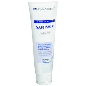 Physioderm® - SANIWIP® Hautschutzcreme parfümfräser gegen wasserlösliche Stoffe, 100ml Tube