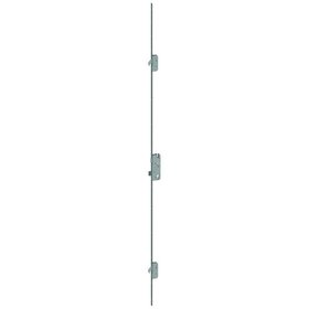 WINKHAUS - Mehrfachverriegelung hookLock M F2077,ein-/zweiflügelig, Typ M2,PZ gelocht 92/8, Dornmaß 50, Flachstulp 20 x2170, silberfarbig, Drückerhöhe1.020