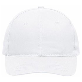 James & Nicholson - 6 Panel Promo Cap MB004, weiß, Einheitsgröße