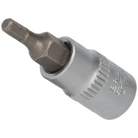 Brilliant Tools - 1/4" Innensechskant Bit-Stecknuss, 3mm