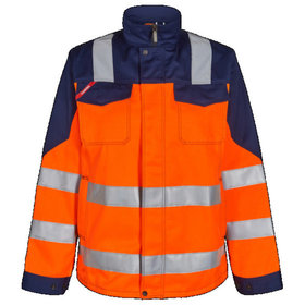 Engel - Safety Damen Warnjacke 1541-770 nach  EN ISO 20471, Warnorange/Marine, Größe S