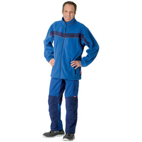 Planam - Wetter- und Kälteschutz-Fleecejacke Plaline 2561 kornblau/marine, Größe XL