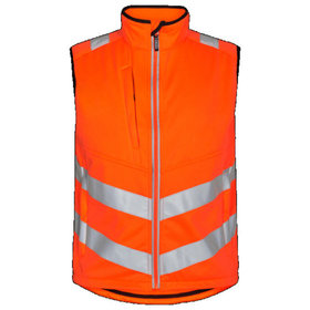 Engel - Safety Softshellweste 5156-237, Warnorange, Größe 4XL