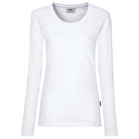 HAKRO - Damen Longsleeve Mikralinar® 179, weiß, Größe M