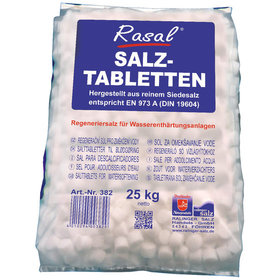 Rasal - Regeneriersalz-Tabletten 25kg Sack für Weichwasseranlagen