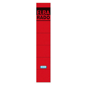 ELBA - Ordneretikett 100420945 schmal/kurz sk rot 10er-Pack