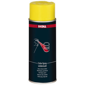 E-COLL - Buntlack Colorspray seidenmatt Alkydharz 400ml Spraydose rapsgelb