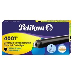 Pelikan - Tintenpatrone 4001 GTP/5 310615 brillantschwarz 5er-Pack