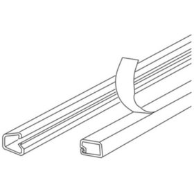 Kleinhuis® - LCD-Minikanal, 9,5 x 10,0 x 2.000mm, reinweiß