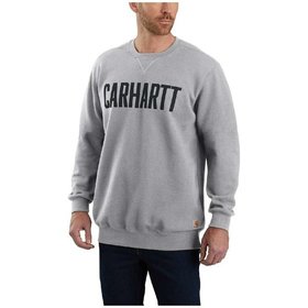 carhartt® - Herren Sweatshirt GRAPHIC CREWNECK SWEAT, heather grey, Größe XXL