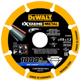 DeWALT - Diamanttrennscheibe 115x1.3mm