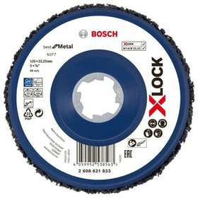 Bosch - X-LOCK Reinigungsscheibe N377 Metall, 125 mm, 22,23mm