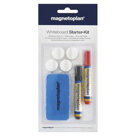 magnetoplan - Whiteboard Starter-Kit, 7 teilig, 37102
