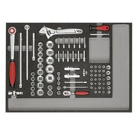 GEDORE red® - R21010004 Werkzeugsatz 3x CT-Module 129-teilig