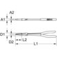 KSTOOLS® - Telefonzange, XL, 270mm