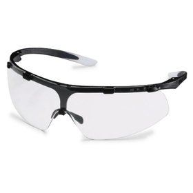 uvex - Schutzbrille super fit farblos supravision plus schwarz/transparent