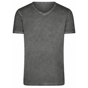 James & Nicholson - Herren Sprayshirt JN976, graphit, Größe M