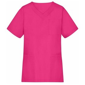 James & Nicholson - Damen Kasack JN3101, pink, Größe 4XL