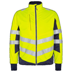 Engel - Safety Softshelljacke 1158-237, Warngelb/Blue Ink, Größe M