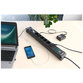 brennenstuhl® - Premium-Line Steckdosenleiste 6-fach mit USB Power-Delivery  mit 3m Kabel und Schalter (Aufhänge-Vorrichtung, 2x USB 3,1 A) schwarz