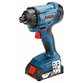 Bosch - Akku-Drehschlagschrauber GDR 18V-160, 1/4" 2x 2.0Ah, L-BOXX