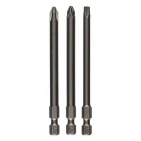 Bosch - Schrauberbit-Set Extra-Hart, 3-teilig, PH2, PZ2, T25, 89 mm (2607001767)