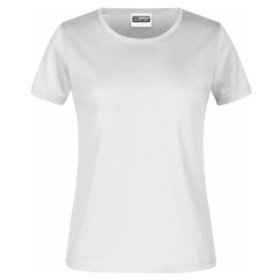 James & Nicholson - Damen Basic T-Shirt 180g JN789, weiß, Größe XS