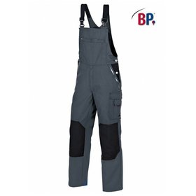 BP® - Latzhose 1807 560 mittelgrau/schwarz, Größe 94