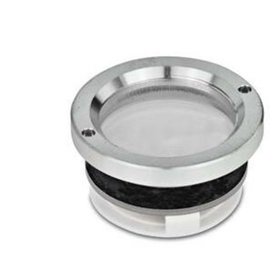 Ganter Norm® - 537-16-20-A Ölschaugläser, Aluminium / Plexiglas