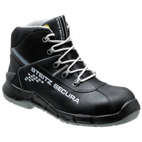 Steitz Secura - Sicherheitshalbstiefel VX PRO 7750 ESD, S2 SRC CI, schwarz/grau, NB, Größe 38