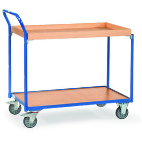 fetra® - Tischwagen 3740, 2 Ebenen, Tragkraft 300kg