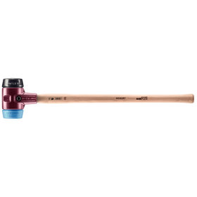 HALDER - SIMPLEX-Vorschlaghammer, TPE-soft / Gummikomposition, mit Tempergussgehäuse und Hickorystiel | D=80 mm | 3012.081
