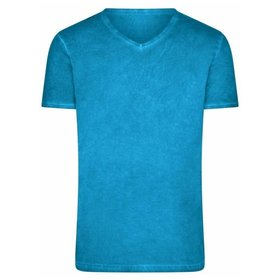 James & Nicholson - Herren Sprayshirt JN976, türkis, Größe XXL