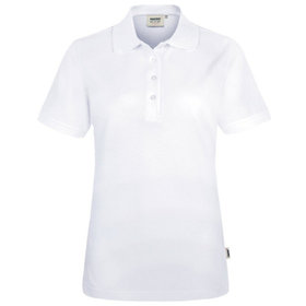 HAKRO - Damen Poloshirt Mikralinar® 216, weiß, Größe 2XL
