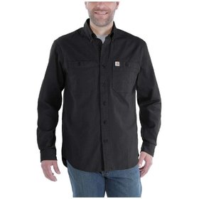 carhartt® - Herren Stretch-Hemd RUGGED FLEX RIGBY WORKSHIRT, schwarz, Größe S